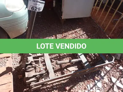 LOTE 629 - 01 CARRINHO PARA TRANSPORTE DE CARGAS COM AVARIAS. (NO ESTADO) ATENÇÃO! FAZER A VISITAÇÃO ANTES DE ARREMATAR, NÃO SABEMOS SE FUNCIONA. LEILÃO NÃO TEM GARANTIA E NEM DEVOLUÇÃO, SUJEITO A POSSÍVEIS AVARIAS VISÍVEIS/OCULTAS E/OU AUSÊNCIA DE COMPONENTES.