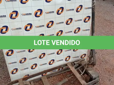LOTE 625 - 01 CARRINHO PARA TRANSPORTE DE CARGAS COM AVARIAS. (NO ESTADO) ATENÇÃO! FAZER A VISITAÇÃO ANTES DE ARREMATAR, NÃO SABEMOS SE FUNCIONA. LEILÃO NÃO TEM GARANTIA E NEM DEVOLUÇÃO, SUJEITO A POSSÍVEIS AVARIAS VISÍVEIS/OCULTAS E/OU AUSÊNCIA DE COMPONENTES.