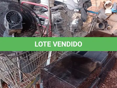 LOTE 607 - 02 CARRINHOS DE SUPERMERCADO, VÁRIOS VENTILADORES E 04 CAIXAS ORGANIZADORAS. (NO ESTADO) ATENÇÃO! FAZER A VISITAÇÃO ANTES DE ARREMATAR, NÃO SABEMOS SE FUNCIONA. LEILÃO NÃO TEM GARANTIA E NEM DEVOLUÇÃO, SUJEITO A POSSÍVEIS AVARIAS VISÍVEIS/OCULTAS E/OU AUSÊNCIA DE COMPONENTES.