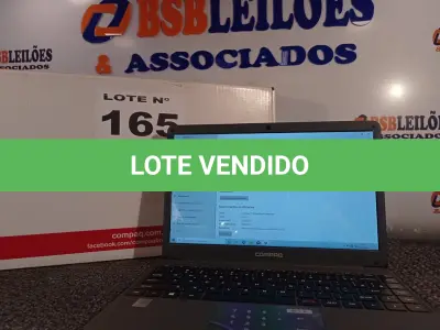 LOTE 165 - 01 - NOTEBOOK INTEL CORE I3 4GB RAM HD 120GB SSD (NO ESTADO, NÃO SABEMOS SE FUNCIONA. LEILÃO NÃO TEM GARANTIA E NEM DEVOLUÇÃO, SUJEITO A POSSÍVEIS AVARIAS VISÍVEIS/OCULTAS E/OU AUSÊNCIA DE COMPONENTES)