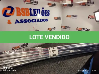 LOTE 114 - 07 - KITS VARÃO PARA CORTINA (NO ESTADO, NÃO SABEMOS SE FUNCIONA. LEILÃO NÃO TEM GARANTIA E NEM DEVOLUÇÃO, SUJEITO A POSSÍVEIS AVARIAS VISÍVEIS/OCULTAS E/OU AUSÊNCIA DE COMPONENTES)