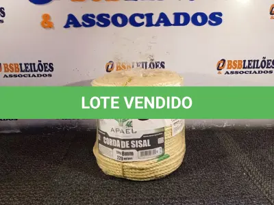 LOTE 092 - 01 - 220 METROS CORDA SISAL 8MM (NO ESTADO, NÃO SABEMOS SE FUNCIONA. LEILÃO NÃO TEM GARANTIA E NEM DEVOLUÇÃO, SUJEITO A POSSÍVEIS AVARIAS VISÍVEIS/OCULTAS E/OU AUSÊNCIA DE COMPONENTES)