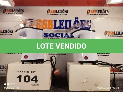 LOTE 104 - 02 – PIPOQUEIRAS ELÉTRICAS (NO ESTADO, NÃO SABEMOS SE FUNCIONA. LEILÃO NÃO TEM GARANTIA E NEM DEVOLUÇÃO, SUJEITO A POSSÍVEIS AVARIAS VISÍVEIS/OCULTAS E/OU AUSÊNCIA DE COMPONENTES)