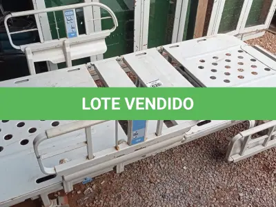 LOTE 620 - 01 CAMA HOSPITALAR. (NO ESTADO) ATENÇÃO! FAZER A VISITAÇÃO ANTES DE ARREMATAR, NÃO SABEMOS SE FUNCIONA. LEILÃO NÃO TEM GARANTIA E NEM DEVOLUÇÃO, SUJEITO A POSSÍVEIS AVARIAS VISÍVEIS/OCULTAS E/OU AUSÊNCIA DE COMPONENTES.