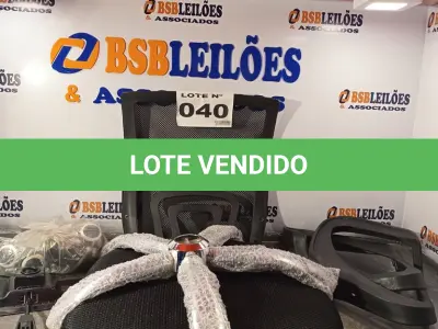 LOTE 040 - 01 - CADEIRA DE ESCRITÓRIO TELADA (NO ESTADO, NÃO SABEMOS SE FUNCIONA. LEILÃO NÃO TEM GARANTIA E NEM DEVOLUÇÃO, SUJEITO A POSSÍVEIS AVARIAS VISÍVEIS/OCULTAS E/OU AUSÊNCIA DE COMPONENTES)