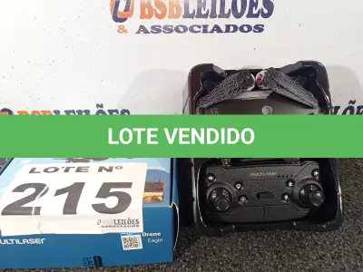 LOTE 215 - 01 - DRONE MULTILASER EAGLE CÂM HD 1280P (NO ESTADO, NÃO SABEMOS SE FUNCIONA. LEILÃO NÃO TEM GARANTIA E NEM DEVOLUÇÃO, SUJEITO A POSSÍVEIS AVARIAS VISÍVEIS/OCULTAS E/OU AUSÊNCIA DE COMPONENTES)