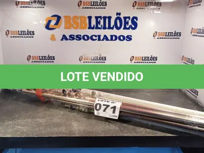 LOTE 071 - 04 - KITS VARÃO PARA CORTINA (NO ESTADO, NÃO SABEMOS SE FUNCIONA. LEILÃO NÃO TEM GARANTIA E NEM DEVOLUÇÃO, SUJEITO A POSSÍVEIS AVARIAS VISÍVEIS/OCULTAS E/OU AUSÊNCIA DE COMPONENTES)