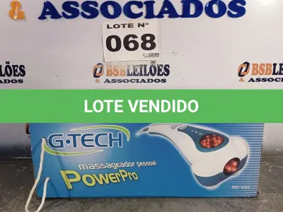 LOTE 068 - 01 – APARELHO MASSAGEADOR (NO ESTADO, NÃO SABEMOS SE FUNCIONA. LEILÃO NÃO TEM GARANTIA E NEM DEVOLUÇÃO, SUJEITO A POSSÍVEIS AVARIAS VISÍVEIS/OCULTAS E/OU AUSÊNCIA DE COMPONENTES)