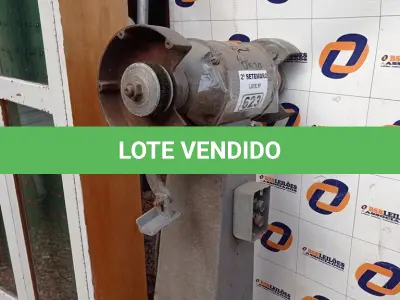 LOTE 623 - 01 ESMERIL. (NO ESTADO) ATENÇÃO! FAZER A VISITAÇÃO ANTES DE ARREMATAR, NÃO SABEMOS SE FUNCIONA. LEILÃO NÃO TEM GARANTIA E NEM DEVOLUÇÃO, SUJEITO A POSSÍVEIS AVARIAS VISÍVEIS/OCULTAS E/OU AUSÊNCIA DE COMPONENTES.