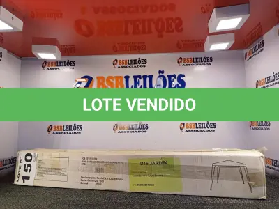 LOTE 150 - 01 – TENDA GAZEBO 2,40 X2,40 (NO ESTADO, NÃO SABEMOS SE FUNCIONA. LEILÃO NÃO TEM GARANTIA E NEM DEVOLUÇÃO, SUJEITO A POSSÍVEIS AVARIAS VISÍVEIS/OCULTAS E/OU AUSÊNCIA DE COMPONENTES)