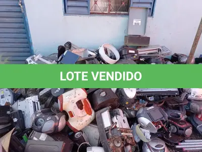 LOTE 645 - 01 LOTE COM GRANDE QUANTIDADE DE SUCATAS DE MATERIAIS DIVERSOS. (NO ESTADO) ATENÇÃO! FAZER A VISITAÇÃO ANTES DE ARREMATAR, NÃO SABEMOS SE FUNCIONA. LEILÃO NÃO TEM GARANTIA E NEM DEVOLUÇÃO, SUJEITO A POSSÍVEIS AVARIAS VISÍVEIS/OCULTAS E/OU AUSÊNCIA DE COMPONENTES.