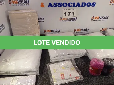 LOTE 171 - 10 – ITENS DE ENXOVAL DIVERSOS (NO ESTADO, NÃO SABEMOS SE FUNCIONA. LEILÃO NÃO TEM GARANTIA E NEM DEVOLUÇÃO, SUJEITO A POSSÍVEIS AVARIAS VISÍVEIS/OCULTAS E/OU AUSÊNCIA DE COMPONENTES)