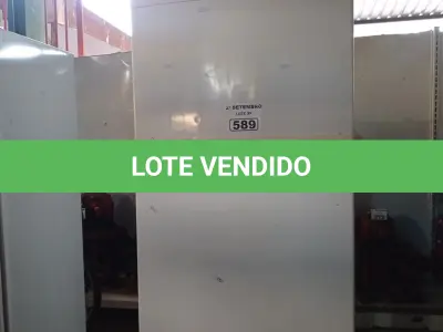 LOTE 589 - 01 GELADEIRA FROST FREE MARCA BRASTEMP 220V. (NO ESTADO) ATENÇÃO! FAZER A VISITAÇÃO ANTES DE ARREMATAR, NÃO SABEMOS SE FUNCIONA. LEILÃO NÃO TEM GARANTIA E NEM DEVOLUÇÃO, SUJEITO A POSSÍVEIS AVARIAS VISÍVEIS/OCULTAS E/OU AUSÊNCIA DE COMPONENTES.