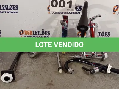 LOTE 001 - 05 – TORNEIRAS DIVERSAS (NO ESTADO, NÃO SABEMOS SE FUNCIONA. LEILÃO NÃO TEM GARANTIA E NEM DEVOLUÇÃO, SUJEITO A POSSÍVEIS AVARIAS VISÍVEIS/OCULTAS E/OU AUSÊNCIA DE COMPONENTES)