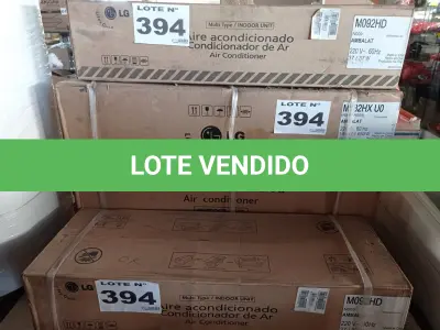 LOTE 394 - 01 - KIT AR CONDICIONADO MULTI SPLIT LG 18000 BTUS 220VOLTS COM 2 EVAPORADORAS (NO ESTADO, NÃO SABEMOS SE FUNCIONA. LEILÃO NÃO TEM GARANTIA E NEM DEVOLUÇÃO, SUJEITO A POSSÍVEIS AVARIAS VISÍVEIS/OCULTAS E/OU AUSÊNCIA DE COMPONENTES)