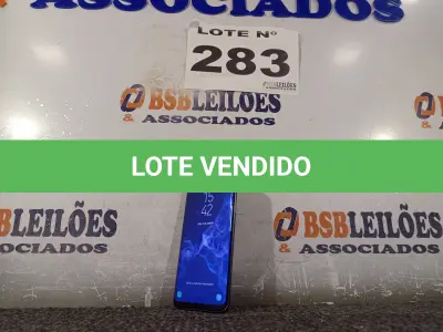 LOTE 283 - 01 – CELULAR SAMSUNG GALAXY S9 (NO ESTADO, NÃO SABEMOS SE FUNCIONA. LEILÃO NÃO TEM GARANTIA E NEM DEVOLUÇÃO, SUJEITO A POSSÍVEIS AVARIAS VISÍVEIS/OCULTAS E/OU AUSÊNCIA DE COMPONENTES)
