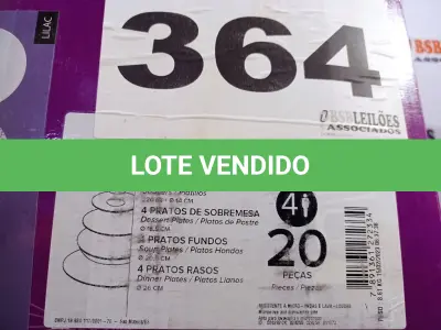 LOTE 364 - 01 – CONJUNTO DE JANTAR (NO ESTADO, NÃO SABEMOS SE FUNCIONA. LEILÃO NÃO TEM GARANTIA E NEM DEVOLUÇÃO, SUJEITO A POSSÍVEIS AVARIAS VISÍVEIS/OCULTAS E/OU AUSÊNCIA DE COMPONENTES)