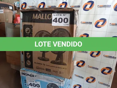 LOTE 400 - 02 – VENTILADORES (NO ESTADO, NÃO SABEMOS SE FUNCIONA. LEILÃO NÃO TEM GARANTIA E NEM DEVOLUÇÃO, SUJEITO A POSSÍVEIS AVARIAS VISÍVEIS/OCULTAS E/OU AUSÊNCIA DE COMPONENTES)