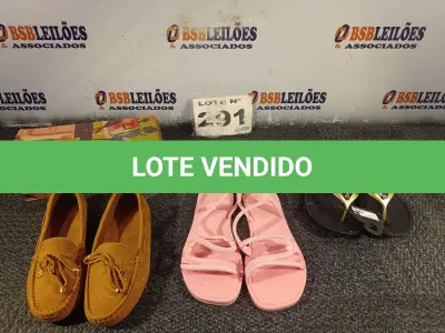 LOTE 291 - 03 – PARES DE CALÇADOS FEMININO Nº 37 (NO ESTADO, NÃO SABEMOS SE FUNCIONA. LEILÃO NÃO TEM GARANTIA E NEM DEVOLUÇÃO, SUJEITO A POSSÍVEIS AVARIAS VISÍVEIS/OCULTAS E/OU AUSÊNCIA DE COMPONENTES)