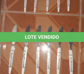 LOTE 131 - LOTE COM: TALHERES ANTIGOS DÉC. 70 - 24 PEÇAS (NO ESTADO)