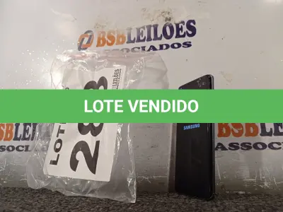 LOTE 283 - 01 – CELULAR SAMSUNG GALAXY S9 (NO ESTADO, NÃO SABEMOS SE FUNCIONA. LEILÃO NÃO TEM GARANTIA E NEM DEVOLUÇÃO, SUJEITO A POSSÍVEIS AVARIAS VISÍVEIS/OCULTAS E/OU AUSÊNCIA DE COMPONENTES)