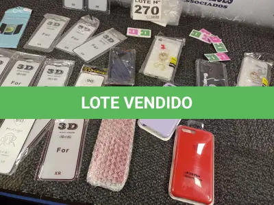 LOTE 270 - 01 – 26 ACESSÓRIOS PARA CELULARES (NO ESTADO, NÃO SABEMOS SE FUNCIONA. LEILÃO NÃO TEM GARANTIA E NEM DEVOLUÇÃO, SUJEITO A POSSÍVEIS AVARIAS VISÍVEIS/OCULTAS E/OU AUSÊNCIA DE COMPONENTES)