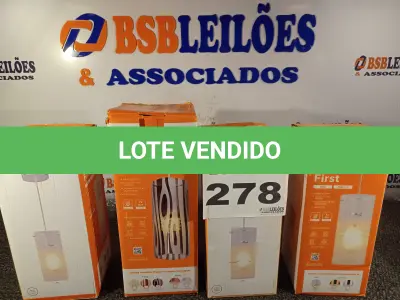 LOTE 278 - 04 - PENDENTES BRONZEARTE (NO ESTADO, NÃO SABEMOS SE FUNCIONA. LEILÃO NÃO TEM GARANTIA E NEM DEVOLUÇÃO, SUJEITO A POSSÍVEIS AVARIAS VISÍVEIS/OCULTAS E/OU AUSÊNCIA DE COMPONENTES)