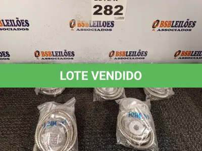 LOTE 282 - 05 – DUCHAS HIGIÊNICAS (NO ESTADO, NÃO SABEMOS SE FUNCIONA. LEILÃO NÃO TEM GARANTIA E NEM DEVOLUÇÃO, SUJEITO A POSSÍVEIS AVARIAS VISÍVEIS/OCULTAS E/OU AUSÊNCIA DE COMPONENTES)