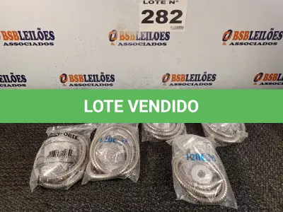LOTE 282 - 05 – DUCHAS HIGIÊNICAS (NO ESTADO, NÃO SABEMOS SE FUNCIONA. LEILÃO NÃO TEM GARANTIA E NEM DEVOLUÇÃO, SUJEITO A POSSÍVEIS AVARIAS VISÍVEIS/OCULTAS E/OU AUSÊNCIA DE COMPONENTES)