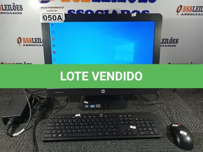 LOTE 050 - 01 MICROCOMPUTADOR HP 4300  ALL IN ON INTEL CORE I5-3320(3ª GERAÇÃO) 2.90GHZ, 4 GB MEMORIA, HD 500GB, TECLADO  MOUSE E FONTE (NO ESTADO, NÃO SABEMOS SE FUNCIONA. LEILÃO NÃO TEM GARANTIA E NEM DEVOLUÇÃO, SUJEITO A POSSÍVEIS AVARIAS VISÍVEIS/OCULTAS E/OU AUSÊNCIA DE COMPONENTES)