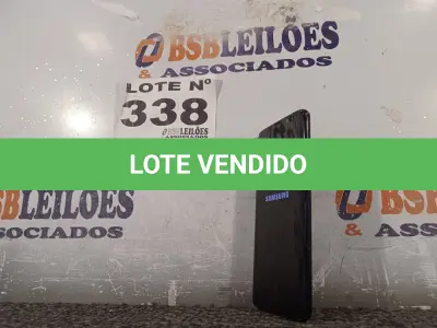 LOTE 338 - 01 – CELULAR SAMSUNG GALAXY S8 (NO ESTADO, NÃO SABEMOS SE FUNCIONA. LEILÃO NÃO TEM GARANTIA E NEM DEVOLUÇÃO, SUJEITO A POSSÍVEIS AVARIAS VISÍVEIS/OCULTAS E/OU AUSÊNCIA DE COMPONENTES)