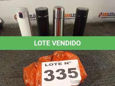 LOTE 335 - 04 – GARRAFAS TÉRMICAS (NO ESTADO, NÃO SABEMOS SE FUNCIONA. LEILÃO NÃO TEM GARANTIA E NEM DEVOLUÇÃO, SUJEITO A POSSÍVEIS AVARIAS VISÍVEIS/OCULTAS E/OU AUSÊNCIA DE COMPONENTES)