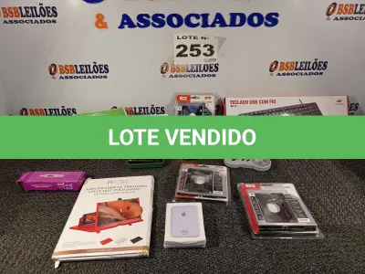 LOTE 253 - 10 - ITENS DE TECNOLOGIA DIVERSOS (NO ESTADO, NÃO SABEMOS SE FUNCIONA. LEILÃO NÃO TEM GARANTIA E NEM DEVOLUÇÃO, SUJEITO A POSSÍVEIS AVARIAS VISÍVEIS/OCULTAS E/OU AUSÊNCIA DE COMPONENTES)