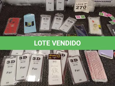 LOTE 270 - 01 – 26 ACESSÓRIOS PARA CELULARES (NO ESTADO, NÃO SABEMOS SE FUNCIONA. LEILÃO NÃO TEM GARANTIA E NEM DEVOLUÇÃO, SUJEITO A POSSÍVEIS AVARIAS VISÍVEIS/OCULTAS E/OU AUSÊNCIA DE COMPONENTES)