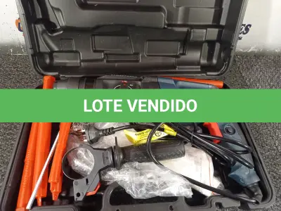 LOTE 378 - 01 - MARTELETE ROMPEDOR ROTARY HAMMER 970W 220 VOLTS (NO ESTADO, NÃO SABEMOS SE FUNCIONA. LEILÃO NÃO TEM GARANTIA E NEM DEVOLUÇÃO, SUJEITO A POSSÍVEIS AVARIAS VISÍVEIS/OCULTAS E/OU AUSÊNCIA DE COMPONENTES)