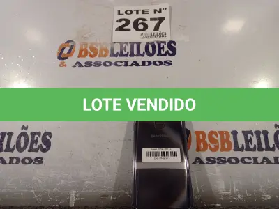 LOTE 267 - 01 – CELULAR SAMSUNG GALAXY S9 PLUS (NO ESTADO, NÃO SABEMOS SE FUNCIONA. LEILÃO NÃO TEM GARANTIA E NEM DEVOLUÇÃO, SUJEITO A POSSÍVEIS AVARIAS VISÍVEIS/OCULTAS E/OU AUSÊNCIA DE COMPONENTES)