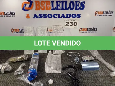 LOTE 230 - 10 – ITENS DE BANHEIRO (NO ESTADO, NÃO SABEMOS SE FUNCIONA. LEILÃO NÃO TEM GARANTIA E NEM DEVOLUÇÃO, SUJEITO A POSSÍVEIS AVARIAS VISÍVEIS/OCULTAS E/OU AUSÊNCIA DE COMPONENTES)