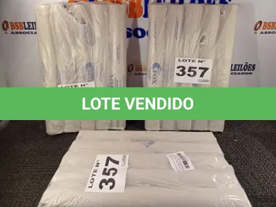 LOTE 357 - 15 - LENÇÓIS DESCARTÁVEIS (NO ESTADO, NÃO SABEMOS SE FUNCIONA. LEILÃO NÃO TEM GARANTIA E NEM DEVOLUÇÃO, SUJEITO A POSSÍVEIS AVARIAS VISÍVEIS/OCULTAS E/OU AUSÊNCIA DE COMPONENTES)