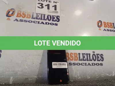 LOTE 311 - 01 – CELULAR SAMSUNG GALAXY S8 (NO ESTADO, NÃO SABEMOS SE FUNCIONA. LEILÃO NÃO TEM GARANTIA E NEM DEVOLUÇÃO, SUJEITO A POSSÍVEIS AVARIAS VISÍVEIS/OCULTAS E/OU AUSÊNCIA DE COMPONENTES)