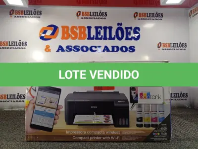 LOTE 360 - 01 - IMPRESSORA EPSON ECOTANK L1250, TANQUE DE TINTA WIRELESS, BIVOLT (NO ESTADO, NÃO SABEMOS SE FUNCIONA. LEILÃO NÃO TEM GARANTIA E NEM DEVOLUÇÃO, SUJEITO A POSSÍVEIS AVARIAS VISÍVEIS/OCULTAS E/OU AUSÊNCIA DE COMPONENTES)