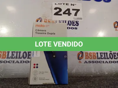 LOTE 247 - 01 - CELULAR MOTOROLA MOTO E6S 64GB 4G TELA 6.1 4GB RAM (NO ESTADO, NÃO SABEMOS SE FUNCIONA. LEILÃO NÃO TEM GARANTIA E NEM DEVOLUÇÃO, SUJEITO A POSSÍVEIS AVARIAS VISÍVEIS/OCULTAS E/OU AUSÊNCIA DE COMPONENTES)
