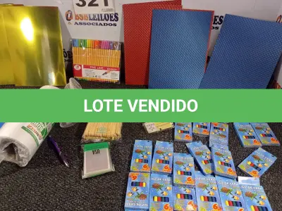 LOTE 321 - 30 - ITENS DE PAPELARIA DIVERSOS (NO ESTADO, NÃO SABEMOS SE FUNCIONA. LEILÃO NÃO TEM GARANTIA E NEM DEVOLUÇÃO, SUJEITO A POSSÍVEIS AVARIAS VISÍVEIS/OCULTAS E/OU AUSÊNCIA DE COMPONENTES)