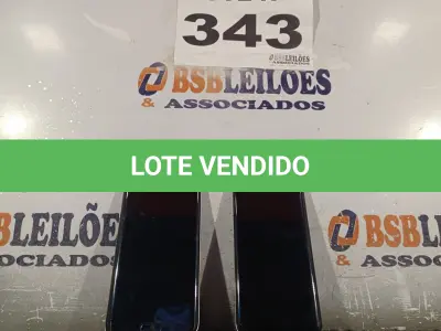 LOTE 343 - 02 – APARELHOS CELULARES DIVERSOS (NO ESTADO, NÃO SABEMOS SE FUNCIONA. LEILÃO NÃO TEM GARANTIA E NEM DEVOLUÇÃO, SUJEITO A POSSÍVEIS AVARIAS VISÍVEIS/OCULTAS E/OU AUSÊNCIA DE COMPONENTES)