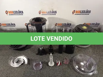 LOTE 399 - 01 - MULTIPROCESSADOR PHILCO 5 EM 1 TURBO 900W (NO ESTADO, NÃO SABEMOS SE FUNCIONA. LEILÃO NÃO TEM GARANTIA E NEM DEVOLUÇÃO, SUJEITO A POSSÍVEIS AVARIAS VISÍVEIS/OCULTAS E/OU AUSÊNCIA DE COMPONENTES)
