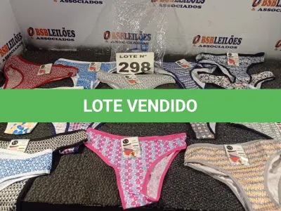LOTE 298 - 16 – CALCINHAS DIVERSAS (NO ESTADO, NÃO SABEMOS SE FUNCIONA. LEILÃO NÃO TEM GARANTIA E NEM DEVOLUÇÃO, SUJEITO A POSSÍVEIS AVARIAS VISÍVEIS/OCULTAS E/OU AUSÊNCIA DE COMPONENTES)