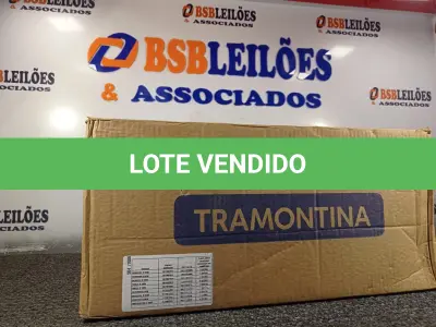 LOTE 361 - 01 - JOGO DE PANELA TRAMONTINA 15 PEÇAS (NO ESTADO, NÃO SABEMOS SE FUNCIONA. LEILÃO NÃO TEM GARANTIA E NEM DEVOLUÇÃO, SUJEITO A POSSÍVEIS AVARIAS VISÍVEIS/OCULTAS E/OU AUSÊNCIA DE COMPONENTES)