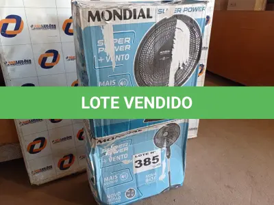 LOTE 385 - 02 – VENTILADORES MONDIAL (NO ESTADO, NÃO SABEMOS SE FUNCIONA. LEILÃO NÃO TEM GARANTIA E NEM DEVOLUÇÃO, SUJEITO A POSSÍVEIS AVARIAS VISÍVEIS/OCULTAS E/OU AUSÊNCIA DE COMPONENTES)