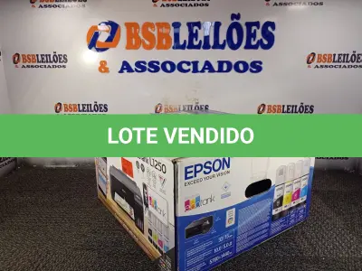 LOTE 360 - 01 - IMPRESSORA EPSON ECOTANK L1250, TANQUE DE TINTA WIRELESS, BIVOLT (NO ESTADO, NÃO SABEMOS SE FUNCIONA. LEILÃO NÃO TEM GARANTIA E NEM DEVOLUÇÃO, SUJEITO A POSSÍVEIS AVARIAS VISÍVEIS/OCULTAS E/OU AUSÊNCIA DE COMPONENTES)