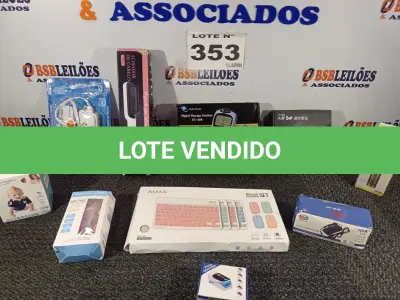 LOTE 353 - 10 - ITENS DE TECNOLOGIA DIVERSOS (NO ESTADO, NÃO SABEMOS SE FUNCIONA. LEILÃO NÃO TEM GARANTIA E NEM DEVOLUÇÃO, SUJEITO A POSSÍVEIS AVARIAS VISÍVEIS/OCULTAS E/OU AUSÊNCIA DE COMPONENTES)