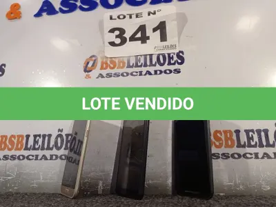 LOTE 341 - 03 – APARELHOS CELULARES DIVERSOS (NO ESTADO, NÃO SABEMOS SE FUNCIONA. LEILÃO NÃO TEM GARANTIA E NEM DEVOLUÇÃO, SUJEITO A POSSÍVEIS AVARIAS VISÍVEIS/OCULTAS E/OU AUSÊNCIA DE COMPONENTES)